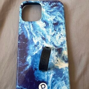 PopSocket Blue Marble Phone Case